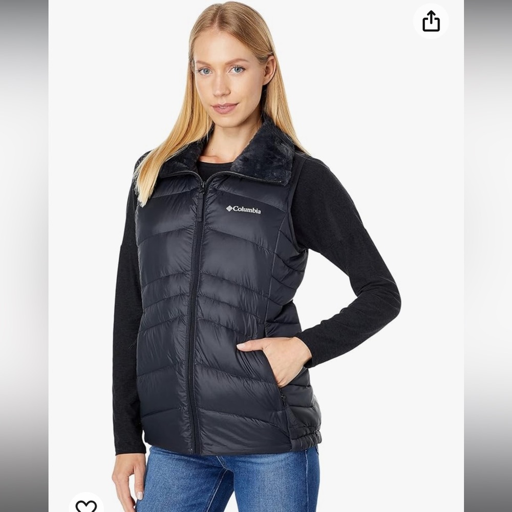 NWT Columbia Women’s Autumn Park Vest in Black Size XS